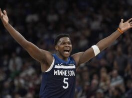 Anthony Edwards fuera varias semanas: Minnesota pierde su estrella