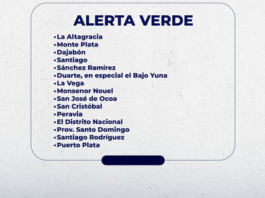 COE mantiene 15 provincias en alerta verde