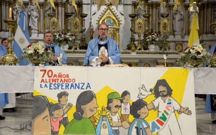 Cáritas Argentina celebra 70 años “alentando la esperanza” de los que sufren