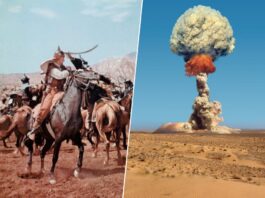 En 1953 Hollywood rodó un blockbuster frente a pruebas nucleares de EEUU. Fue la película más radiactiva de la historia, literalmente