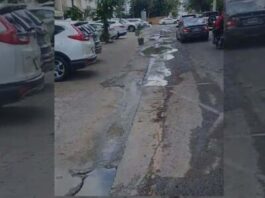 Exigen reparación de tubería tras fuga de agua en Naco