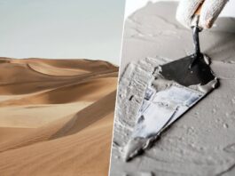 Hemos encontrado el ingrediente secreto para usar la arena del desierto en la construcción: serrín y una sandwichera gigante