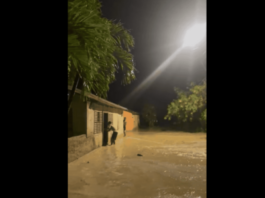 Inundaciones en El Estero por desbordamiento del río El Manguito