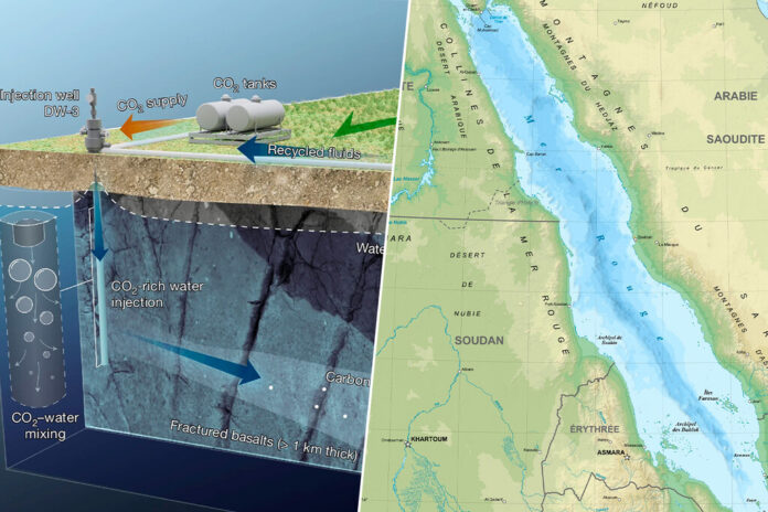 Islandia lidera revolución en captura de CO₂ en rocas sin usar agua dulce en Arabia Saudí