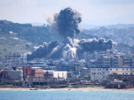 Israel traza línea amarilla de demarcación en Líbano