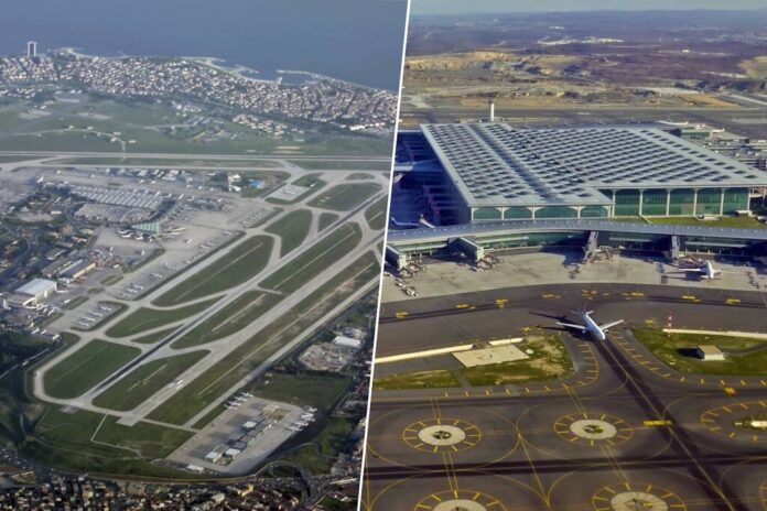 La gran mudanza de la aviación: cuando Estambul mudó 45.000 toneladas de su viejo aeropuerto en menos de 45 horas