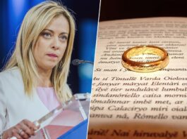 La ultraderecha italiana buscaba una forma de lavar su imagen. Encontró la fórmula en 'El Señor de los Anillos'