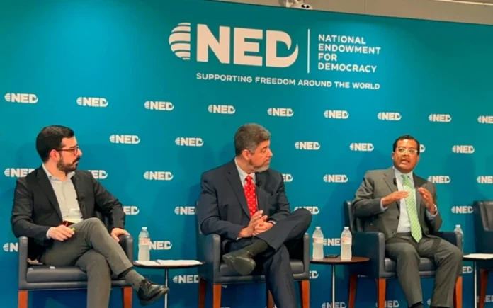 Líder opositor impulsa desde Washington que la OEA declare ilegítimo al régimen de Ortega en Nicaragua