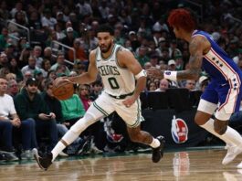 NBA: Celtics arrollan a Sixers en inicio playoffs con brillo estelares