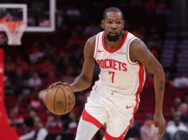 NBA: Kevin Durant no estará con Houston en cuarto partido
