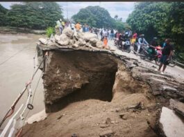 Por deterioro puente queda interrumpido el tránsito hacia costa Norte