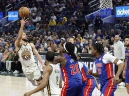 Stephen Curry brilla con 29 puntos en su regreso a los Golden State Warriors