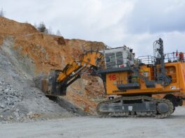 330 toneladas y 1.600 CV sin una gota de diésel: la bestia eléctrica alemana que devora 17 m³ de roca por palada