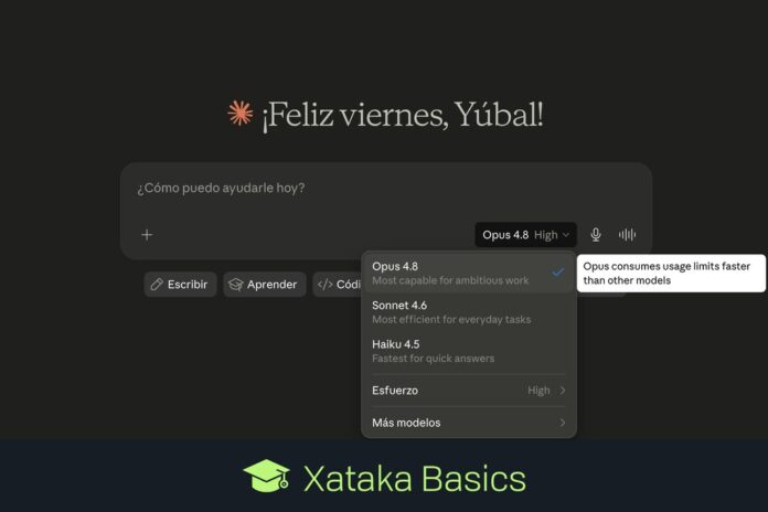 Claude 4.8 Opus: lista de novedades de la nueva versión del modelo de Inteligencia Artificial de Anthropic