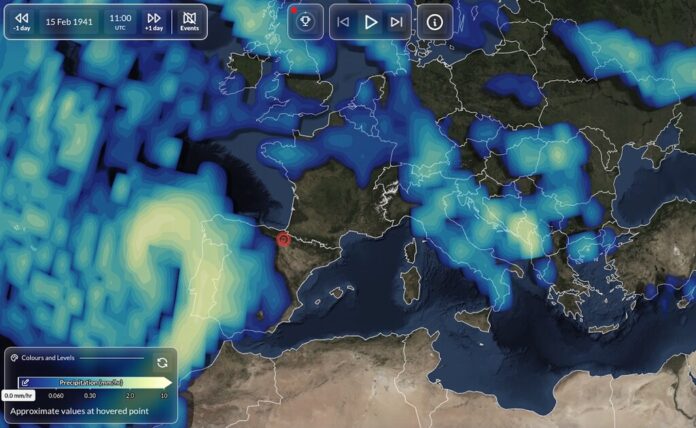 El tiempo desde 1940 ha cambiado una barbaridad. Por fin tenemos una máquina del tiempo para verlo en un mapa interactivo