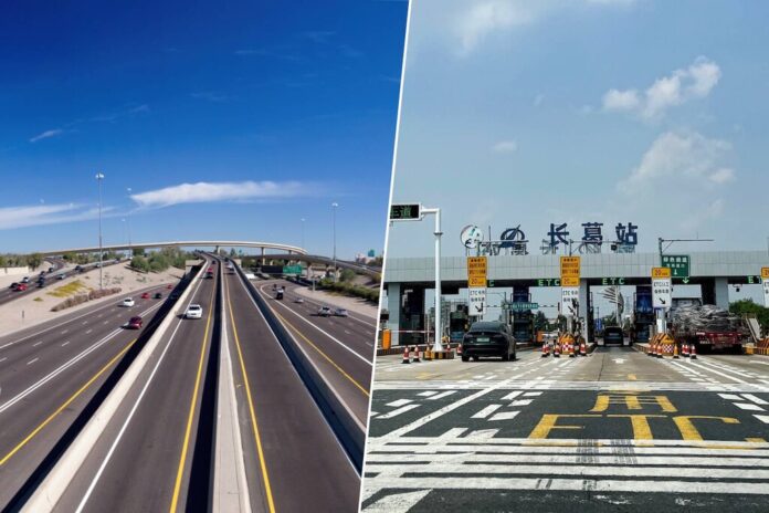 La carretera con más carriles del mundo está en China y tiene 50 carriles, salvo por un pequeño detalle: es mentira