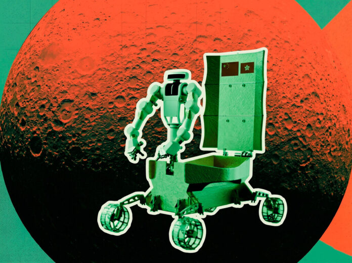 Mientras seguimos planificando cómo colonizar la Luna, China ya tiene un robot albañil para empezar a construir una base