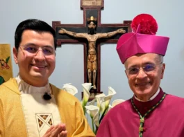 Obispo Báez agradece al nuevo sacerdote de Nicaragua por haberlo acompañado en “los momentos más oscuros”