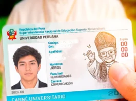 Perú rinde homenaje al Papa León XIV con el carné universitario