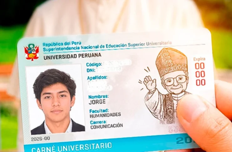 Perú rinde homenaje al Papa León XIV con el carné universitario