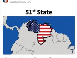 Trump considera a Venezuela como 51º estado de Estados Unidos