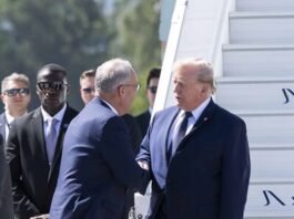 Donald Trump llega a Ginebra para la cumbre G7
