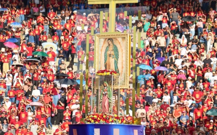 Evento dedicado a la Virgen de Guadalupe en Brasil reúne 75. 000 fieles y rompe récord de asistencia