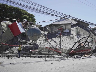 Filipinas eleva a 45 los muertos y a 17 los desaparecidos por sismo