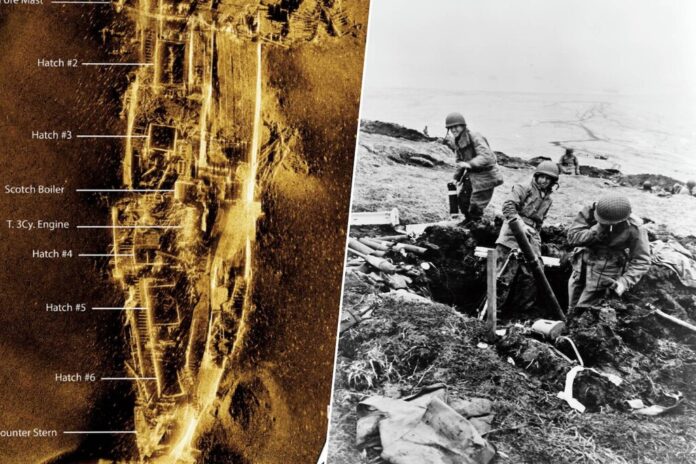 Hace 80 años un destructor estadounidense atacó lo que creía un submarino enemigo. Acabamos de descubrir que era un barco hundido