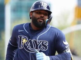 Junior Caminero tiene su primer juego de tres jonrones