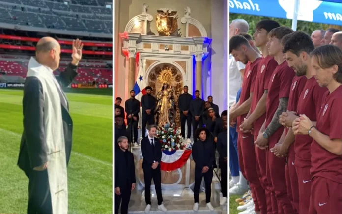 Selecciones de fútbol se encomiendan a Dios antes de la Copa del Mundo