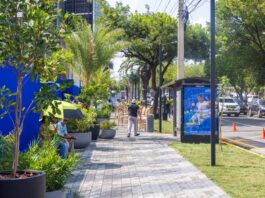 Alcaldesa  inaugura el Paseo Paraíso en la Churchill