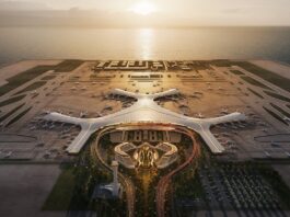 China está levantando un gigantesco aeropuerto sobre una isla artificial: la ingeniería no es el único reto