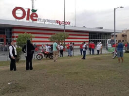 Conato de incendio en supermercado Olé de la Jacobo Majluta