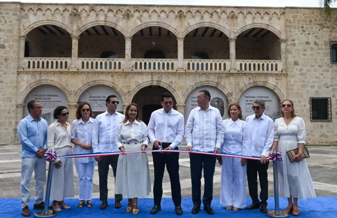 David Collado termina remozamiento infraestructura del Alcázar de Colón e inicia iluminación Ciudad Colonial con dos mil lámparas
