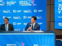 David Collado y José Monegro, presentan en Miami los Juegos Santo Domingo 2026