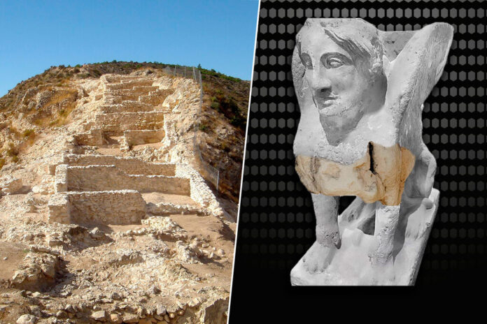 En Alicante son expertos haciendo obras con arte antiguo. Hasta que han encontrado una esfinge romana incrustada en una escalera