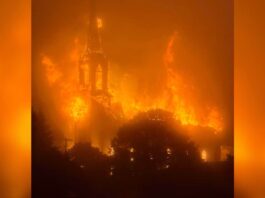 Arrestan a sospechoso de provocar incendio que destruyó histórica iglesia católica en Canadá Arrestan a sospechoso de provocar incendio que destruyó histórica iglesia católica en Canadá