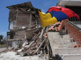 Colombia reporta 329 víctimas por terremoto en agosto