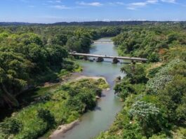 El río Haina pierde agua ante sequía que afecta a la capital El río Haina pierde agua ante sequía que afecta a la capital