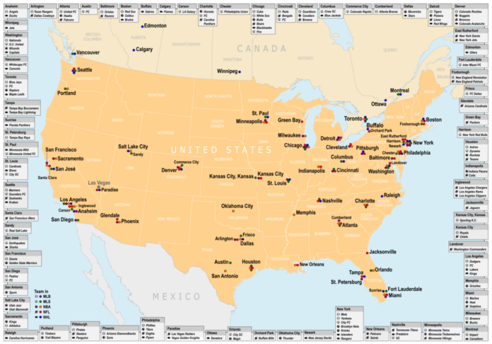 En 1902 un geógrafo se propuso explicar el origen del nombre de cada ciudad de EEUU. La respuesta la tenían dos países de Europa