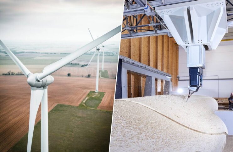 La energía eólica no sabe qué demonios hacer con las aspas viejas. Navarra tiene la solución: palas de madera