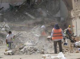 Pereira intensifica remoción de escombros tras terremoto en Colombia