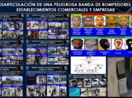Policía Nacional desmantela banda de robos comerciales