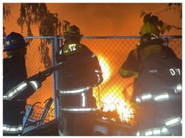 Se produce incendio próximo a planta de GLP