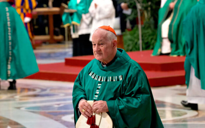 Cardenal Ouellet absuelto en demanda por abuso en Canadá