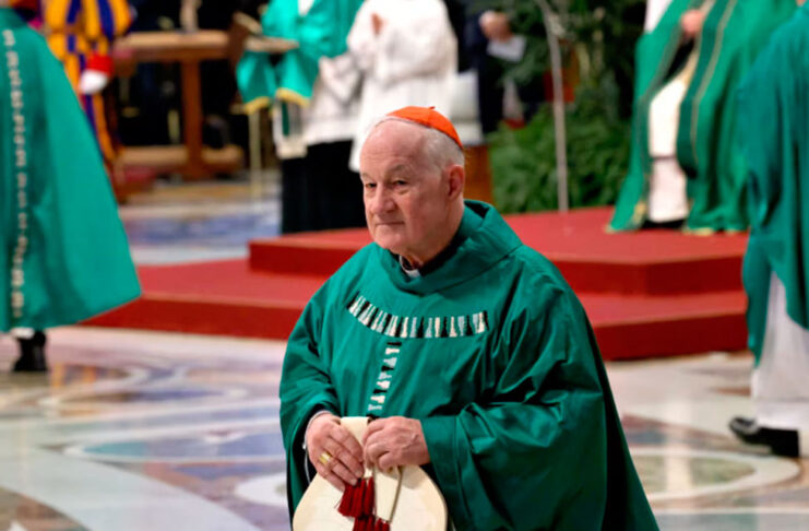 Cardenal Ouellet absuelto en demanda por abuso en Canadá