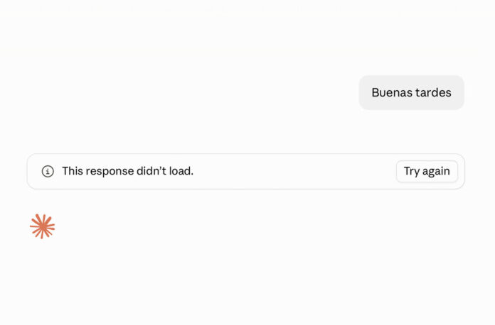 ChatGPT, Gemini, Grok y Claude cayeron esta tarde. El chatbot de Anthropic todavía no consigue recuperarse