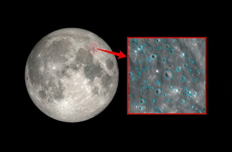 La NASA quiere entender mejor la Luna antes de volver allí. Ha creado con IBM una IA para encontrar hielo y nuevos cráteres