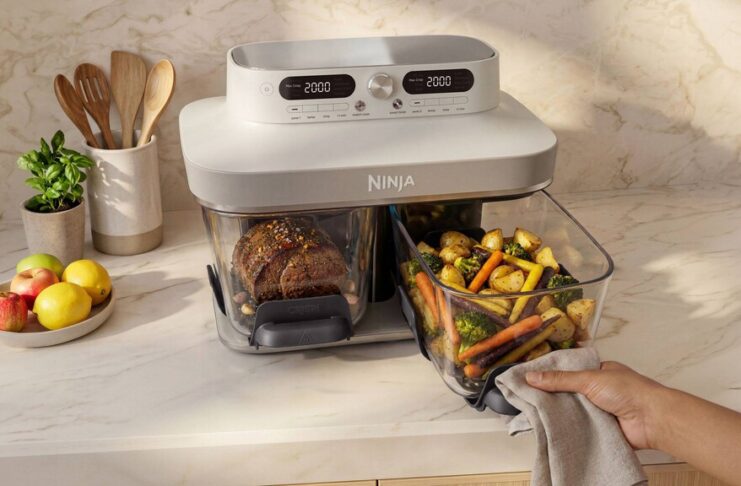 La Ninja Crispi se reinventa con un nuevo modelo que ya está disponible: mantiene el cristal, pero ahora con doble cesta